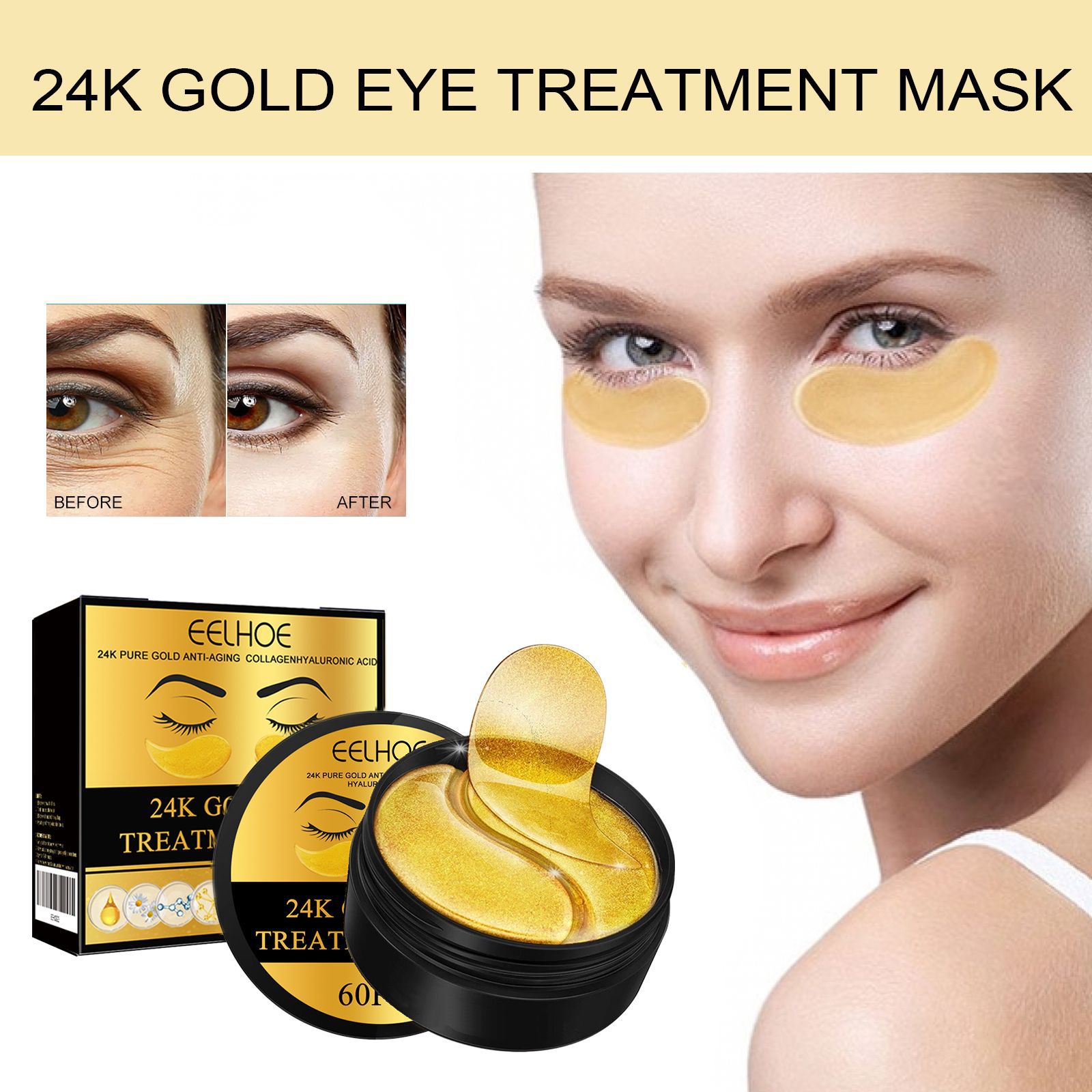 Роскошная маска для глаз с 24- – обзор и цена Luxury Skincare Lines